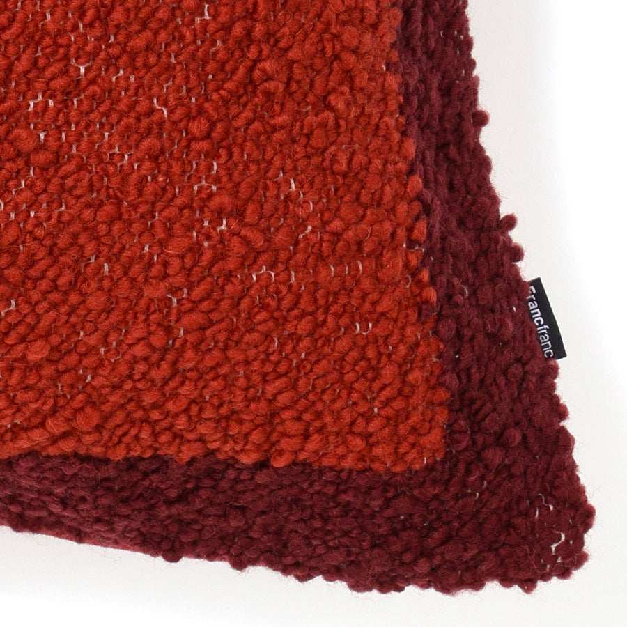 ルーズスクエア クッションカバー 45×45 レッド（054）