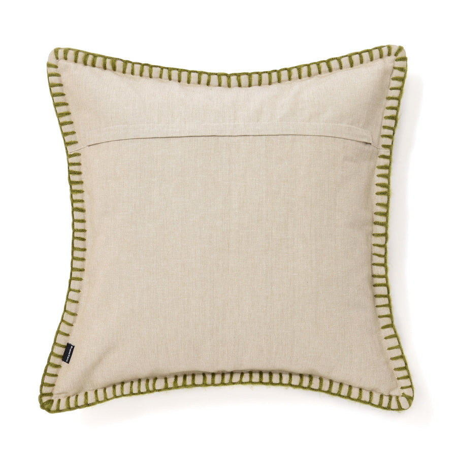 モヘアライクステッチ クッションカバー 45×45 グレージュ（075）