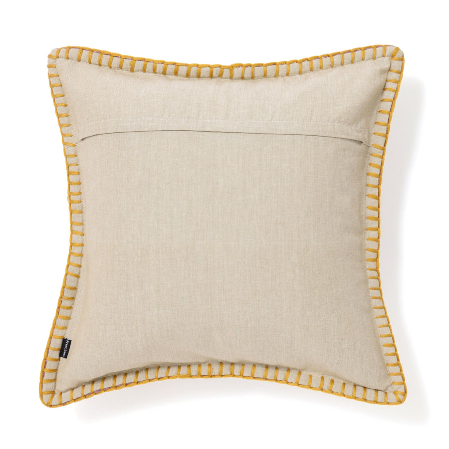 ソリッドステッチ クッションカバー 45×45 パープル（076）