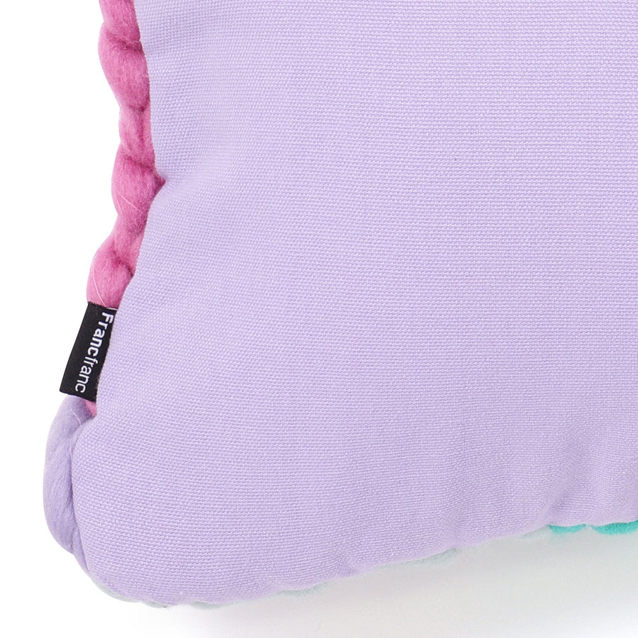 チャンキーニット クッションカバー 25×40 マルチ（105）