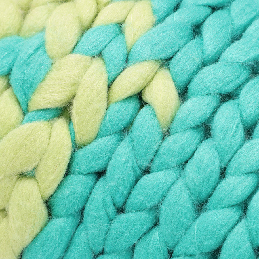 チャンキーニット クッションカバー 25×40 マルチ（105）