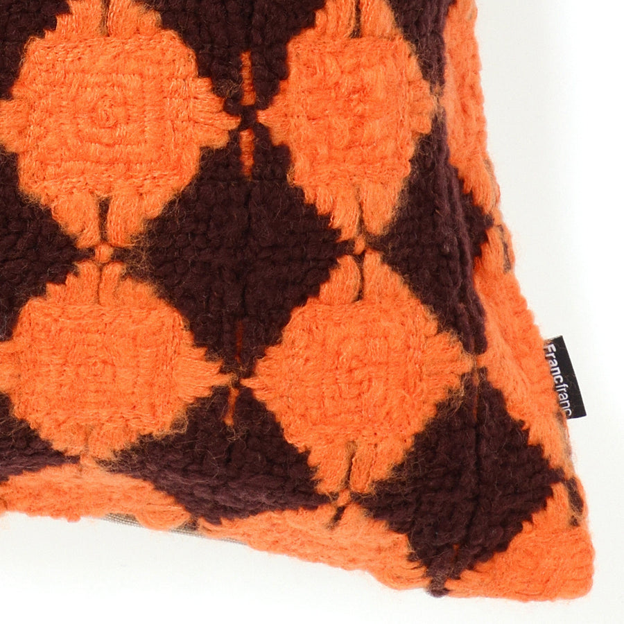 ダイアウィーブ クッションカバー 45×45 オレンジ（107）