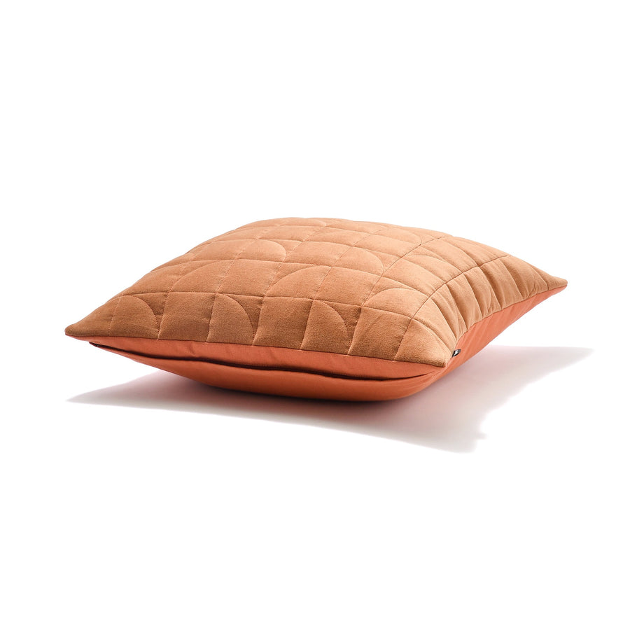 キカキルト クッションカバー 45×45 オレンジ（074）