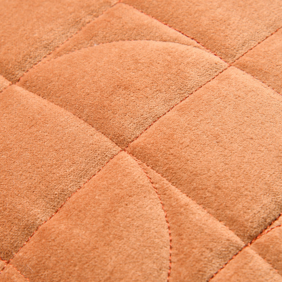 キカキルト クッションカバー 45×45 オレンジ（074）