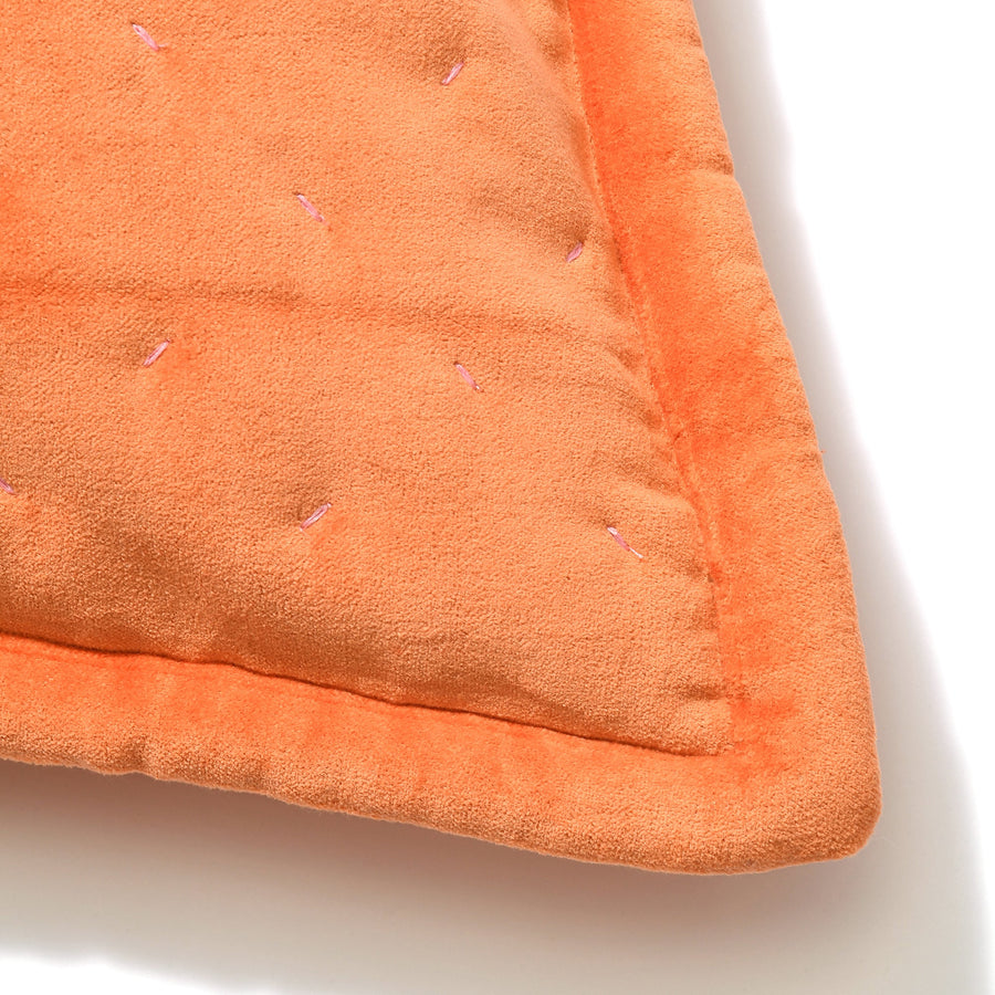 ベルベットステッチ クッションカバー 45×45 オレンジ（094）