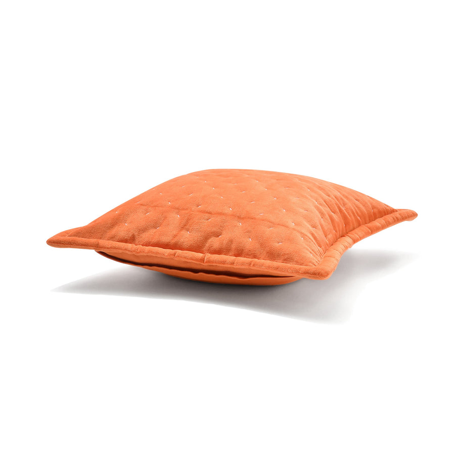 ベルベットステッチ クッションカバー 45×45 オレンジ（094）