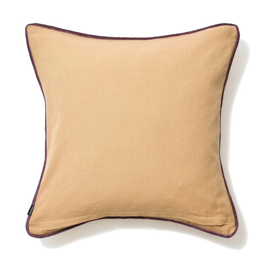 ウィーブチェック クッションカバー 45×45 ベージュ（A-103）