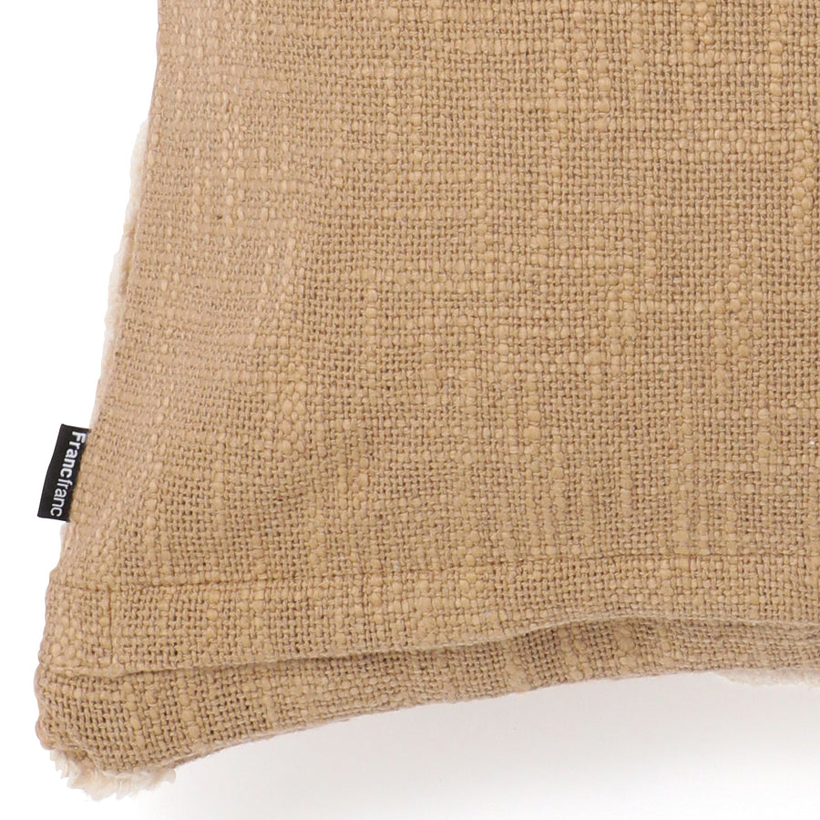 タフトキカ クッションカバー 45×45 ベージュ（014）