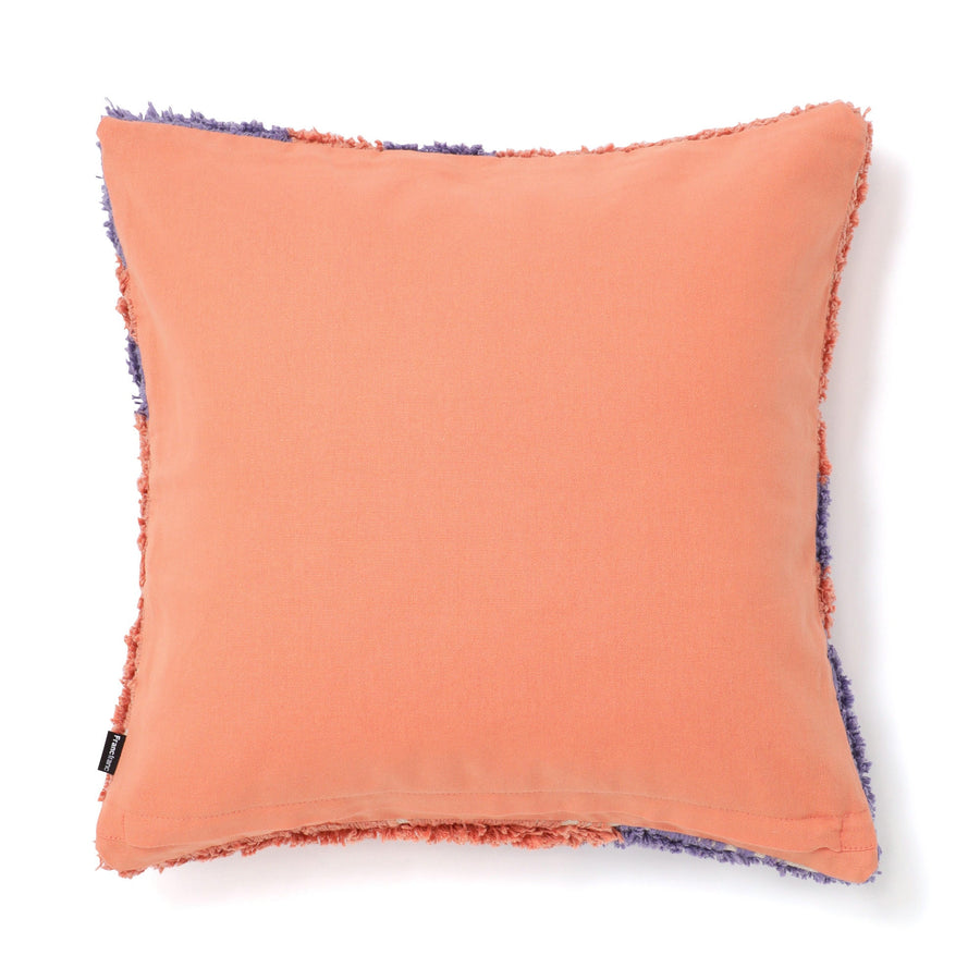 タフトドローイング クッションカバー 45×45 オレンジ（C-059）