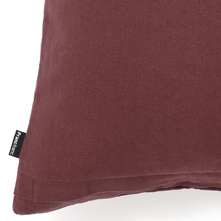 ジオメトリックキルト クッションカバー 45×45 ブラウン（090）