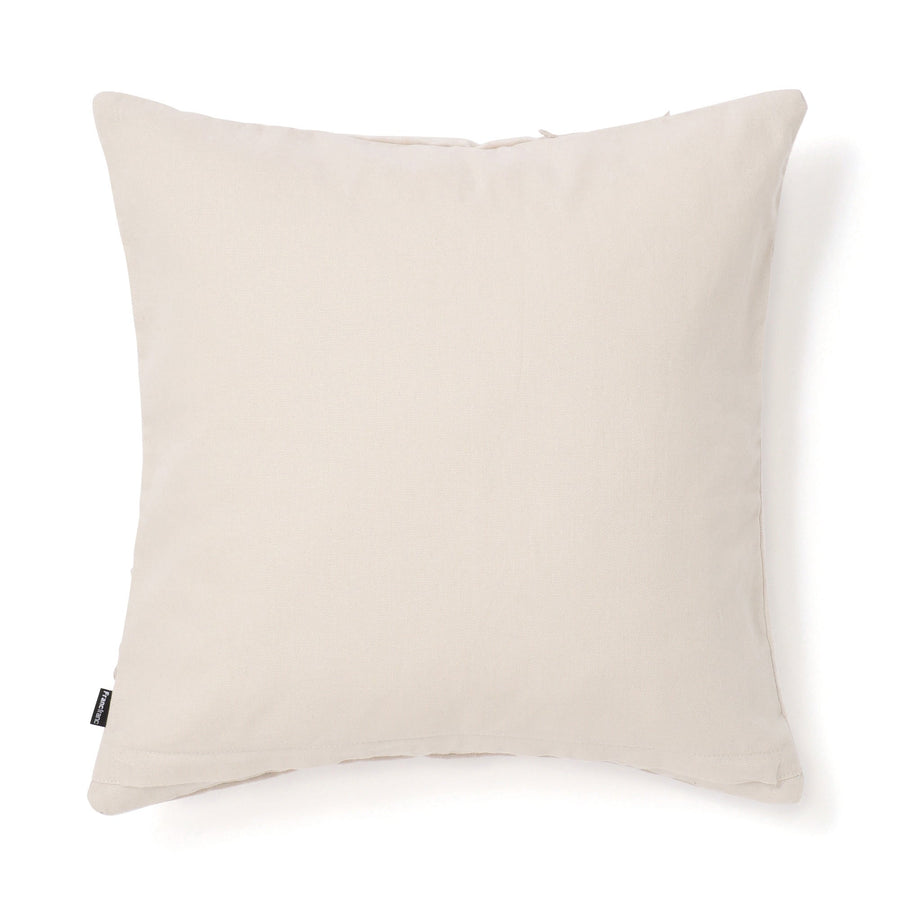 スクエアアップリケ クッションカバー 45×45 アイボリー（116）