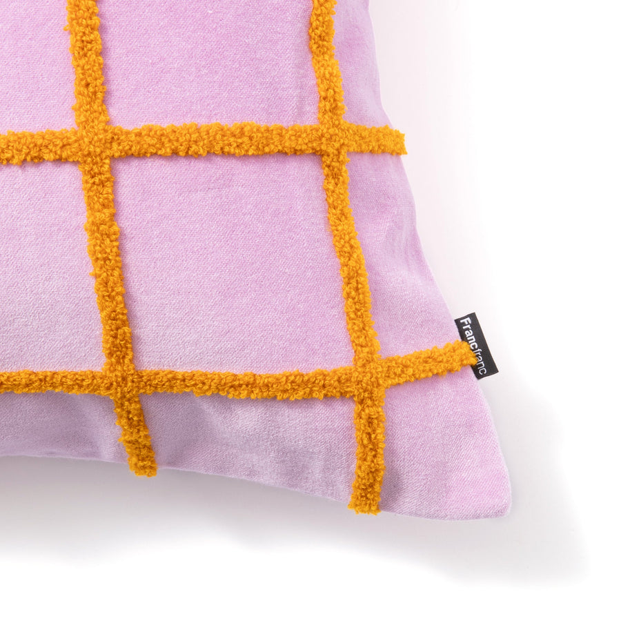 ベルベットウィンドウペン クッションカバー 45×45 ピンク（068）