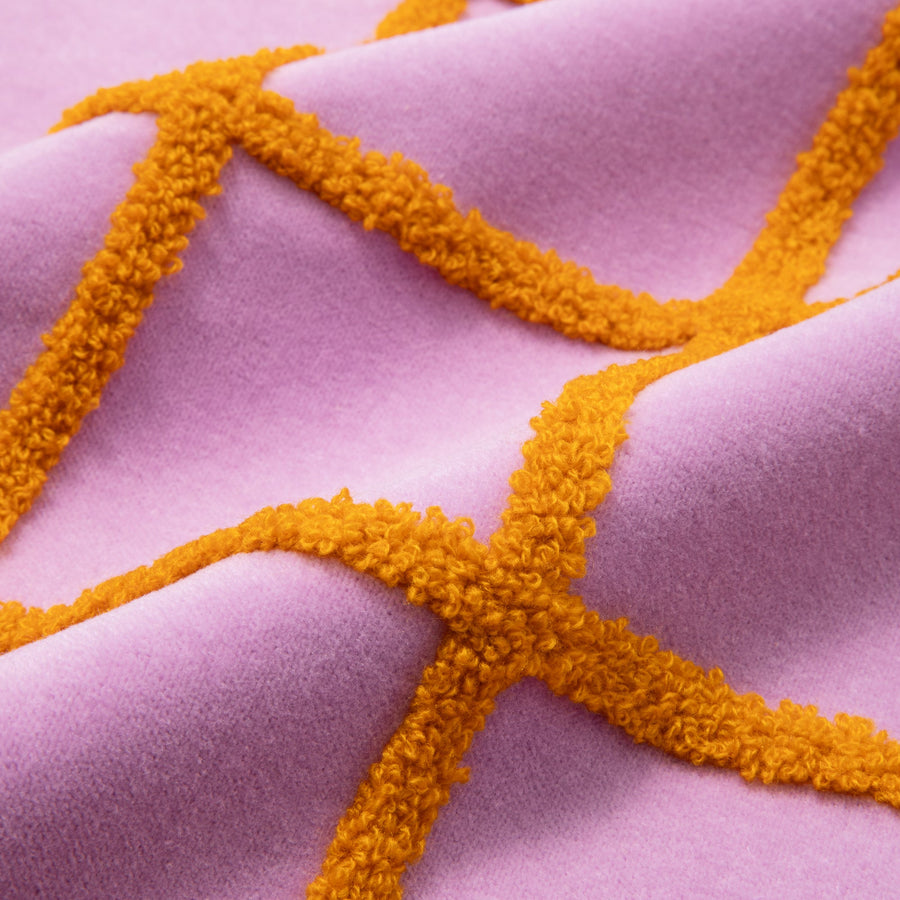 ベルベットウィンドウペン クッションカバー 45×45 ピンク（068）