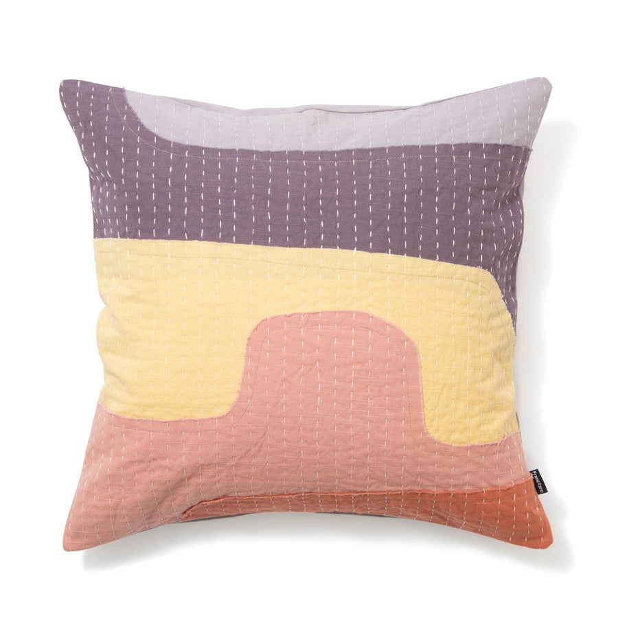 ドローイングアップリケ クッションカバー 45×45 マルチ（108）