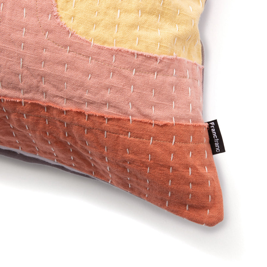 ドローイングアップリケ クッションカバー 45×45 マルチ（108）