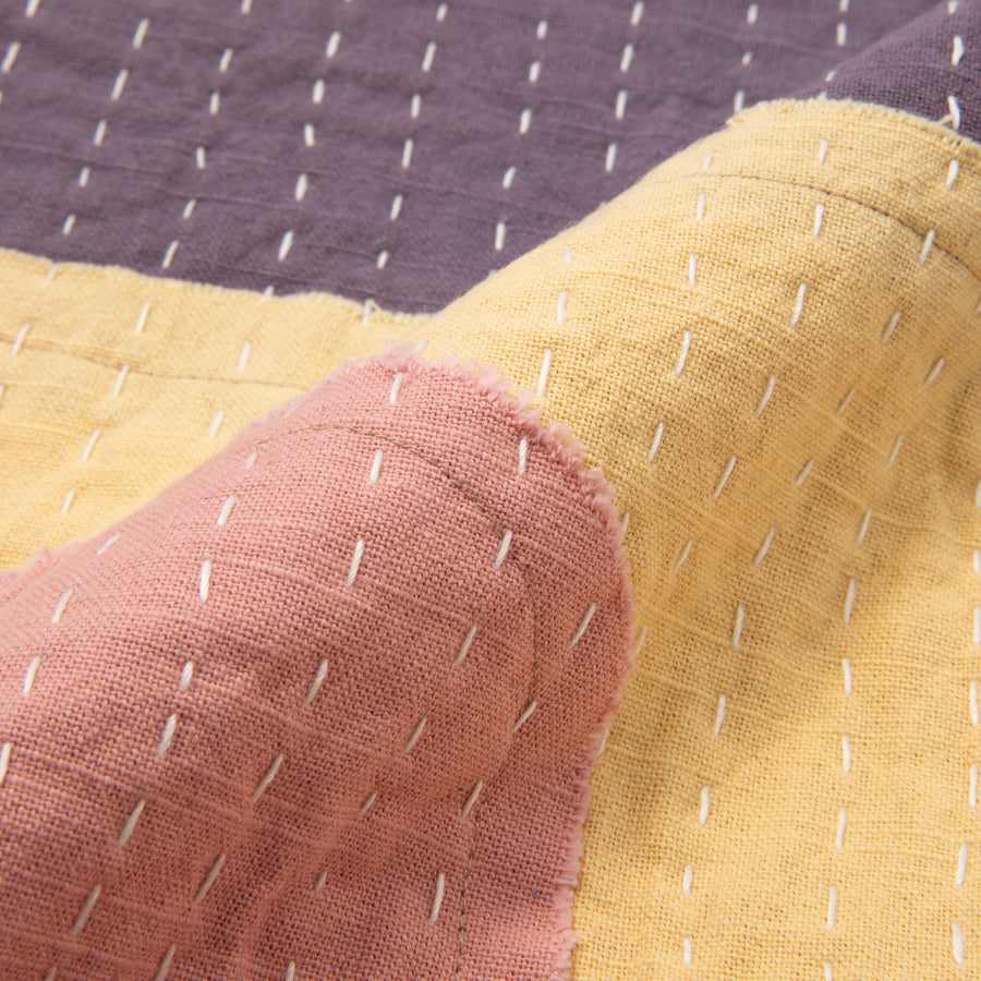 ドローイングアップリケ クッションカバー 45×45 マルチ（108）