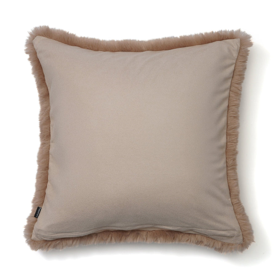 ファー クッションカバー 450×450 ベージュ（D-006）