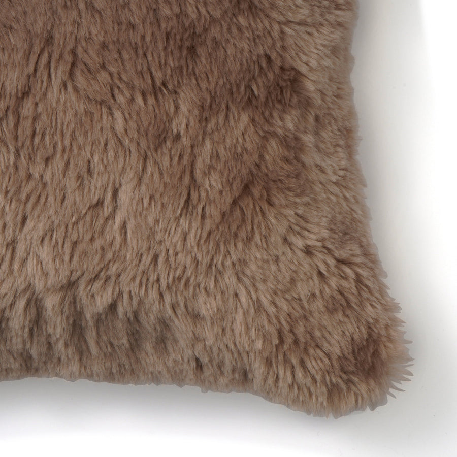 ファー クッションカバー 450×450 ベージュ（D-006）