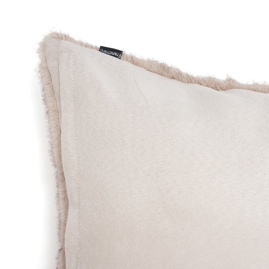 ファー クッションカバー 450×450 ベージュ（G-017）