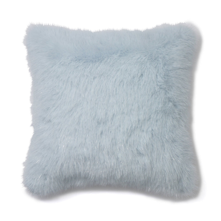 ファー クッションカバー 45×45 ライトブルー（I-020）
