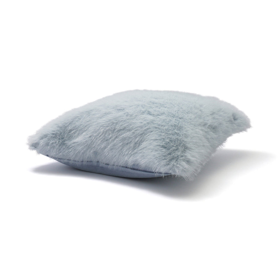 ファー クッションカバー 45×45 ライトブルー（I-020）