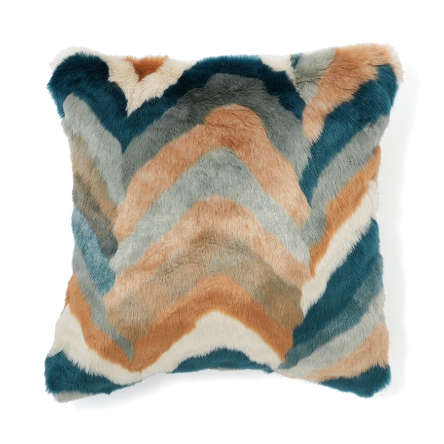 ファー クッションカバー 450×450 マルチ（N-037）