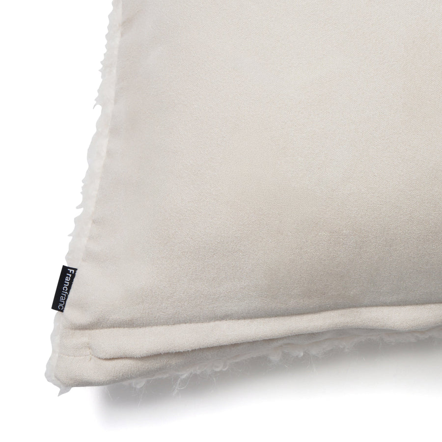 ソフトボア クッションカバー 45×45 ホワイト（039）