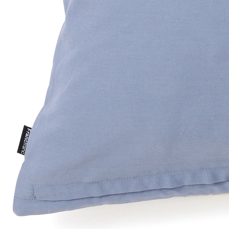 JQフラワー クッションカバー 45×45 ブルー（B040）