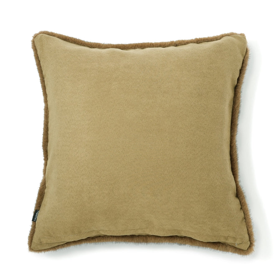 ファー クッションカバー 450×450 ブラウン（G-045）