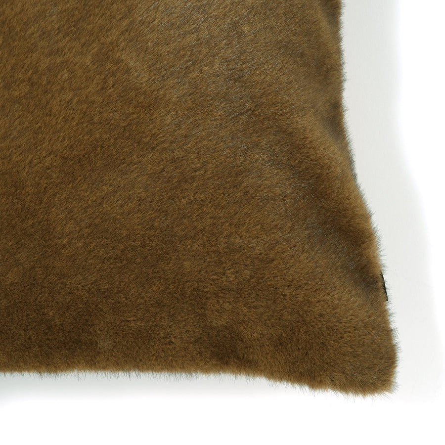 ファー クッションカバー 450×450 ブラウン（G-045）