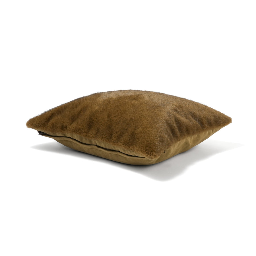 ファー クッションカバー 450×450 ブラウン（G-045）