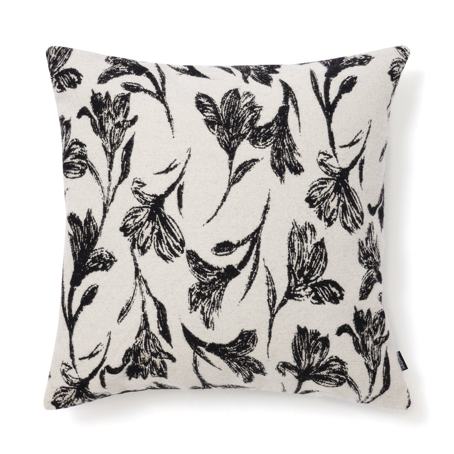 JQフラワー クッションカバー 45×45 ホワイト（C048）