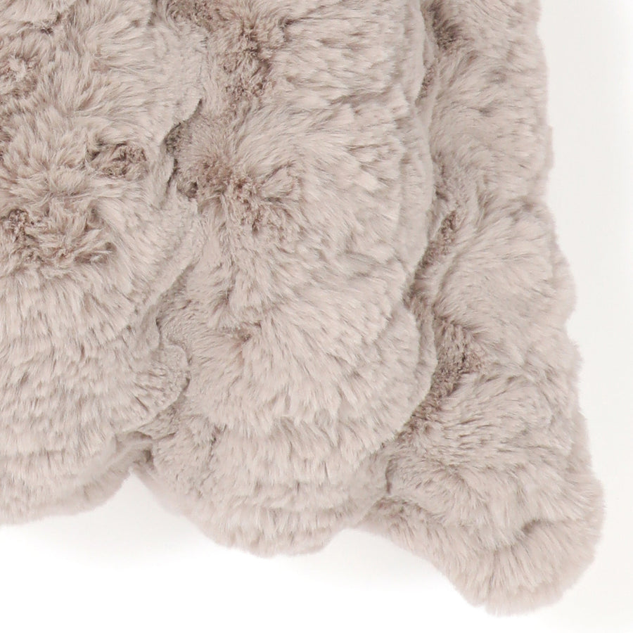 ファー クッションカバー 45×45 グレー（C005）