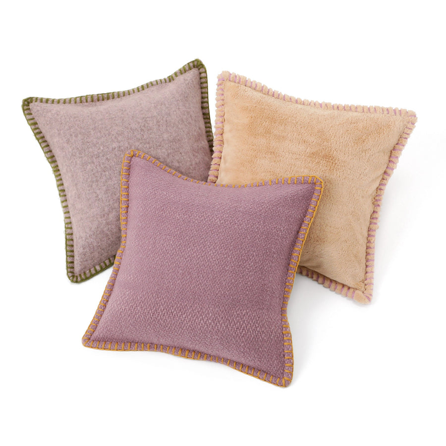 ファー クッションカバー 45×45 アイボリー（F-015）