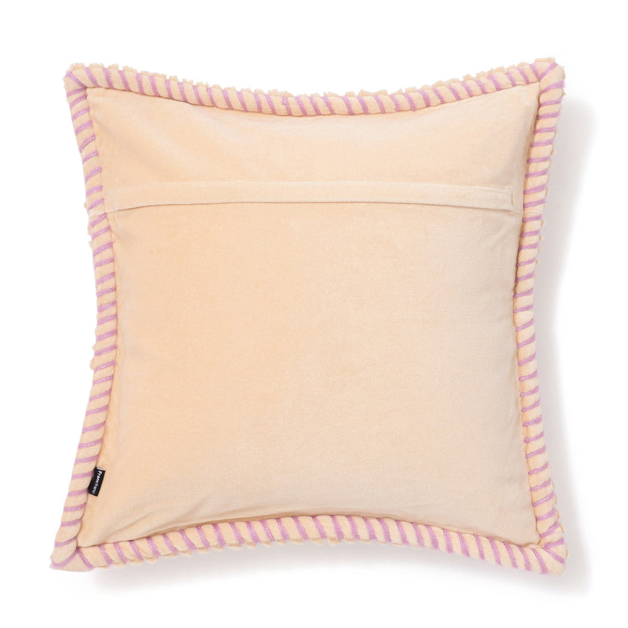 ファー クッションカバー 45×45 アイボリー（F-015）