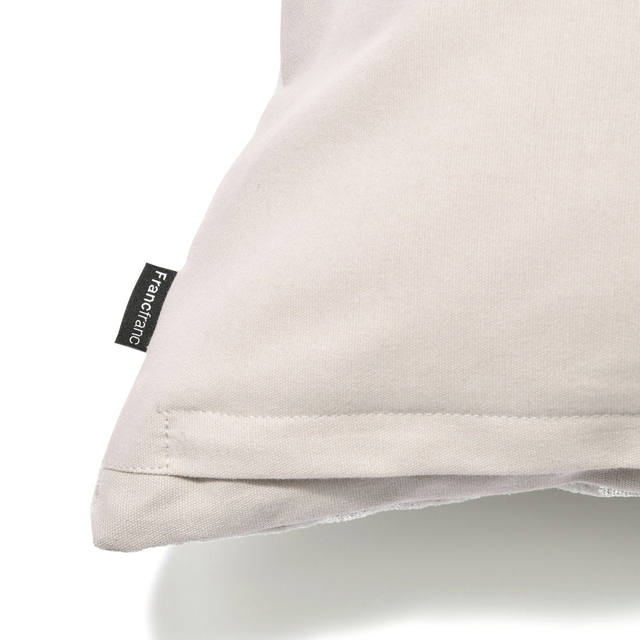 メタリックプリント クッションカバー 45×45 ライトグレー（032）