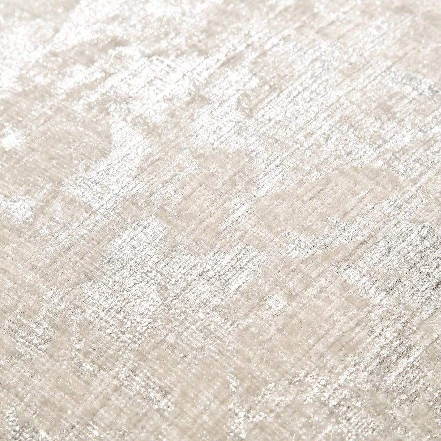 メタリックプリント クッションカバー 45×45 ライトグレー（032）