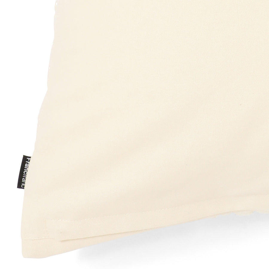 パールキルト クッションカバー 45×45 ホワイト（123）