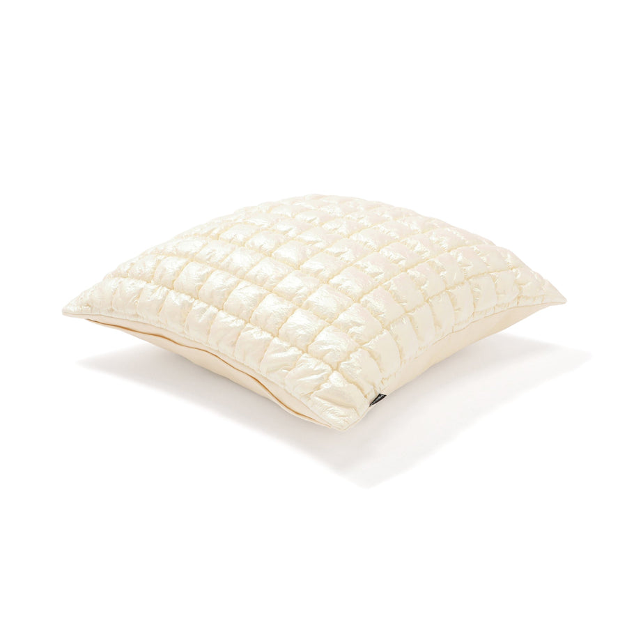 パールキルト クッションカバー 45×45 ホワイト（123）