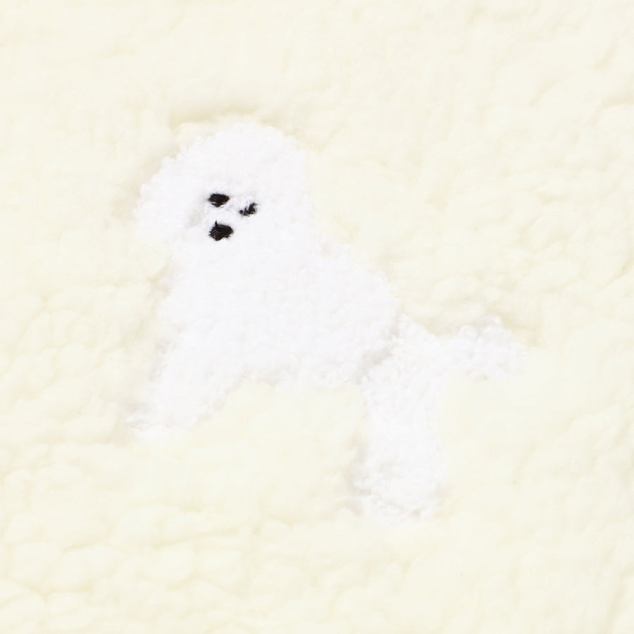 ファー クッションカバー 450×450 ホワイト（AB-004）