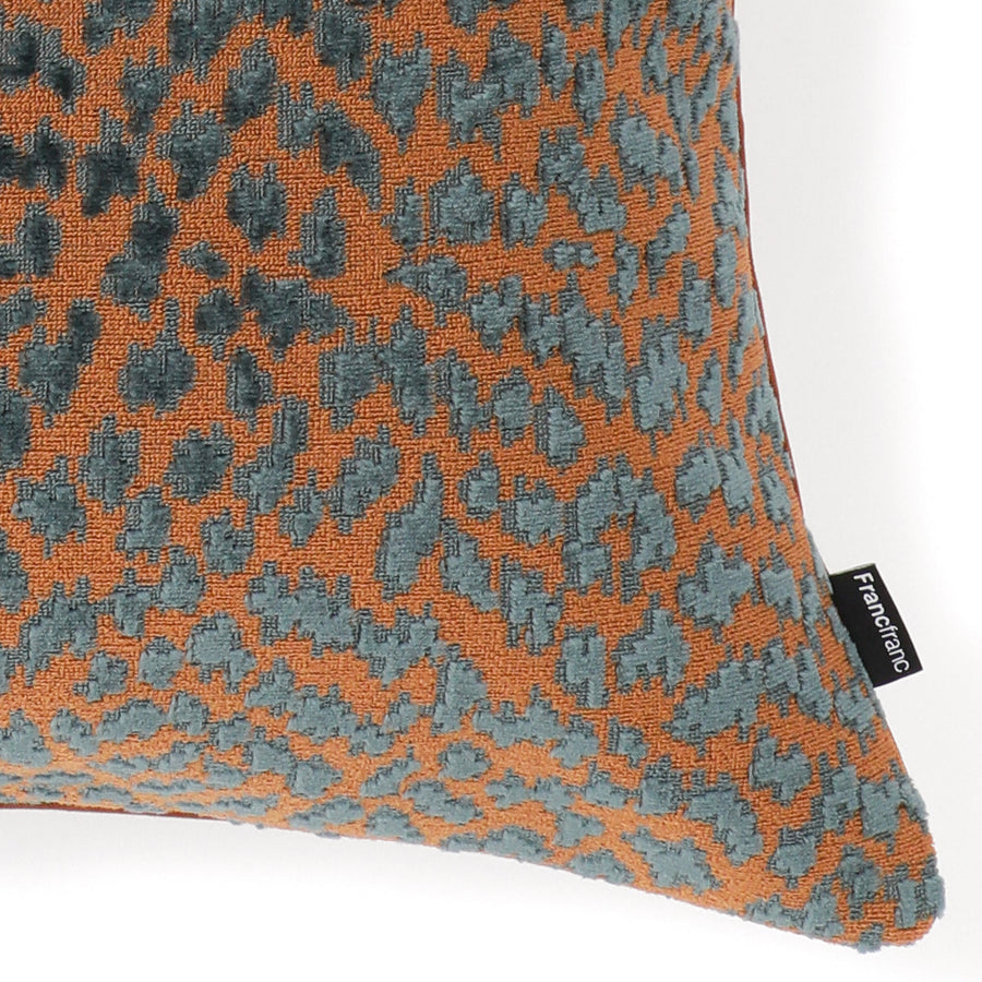 JQレオパード クッションカバー 45×45 ベージュ（B-085）