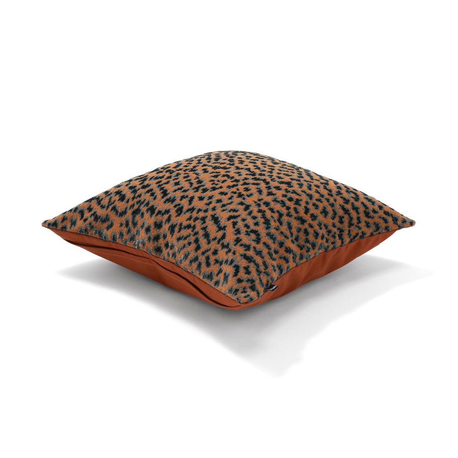 JQレオパード クッションカバー 45×45 ベージュ（B-085）