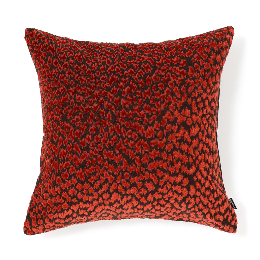 JQレオパード クッションカバー 45×45 ブラウン（B-088）