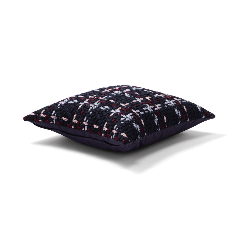 ボールドツイード クッションカバー 45×45 ネイビー（098）