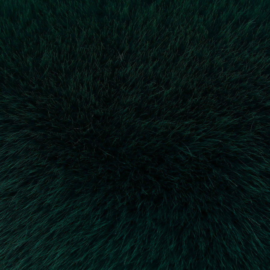 ファー クッションカバー 450×450 ダークグリーン（P-101）