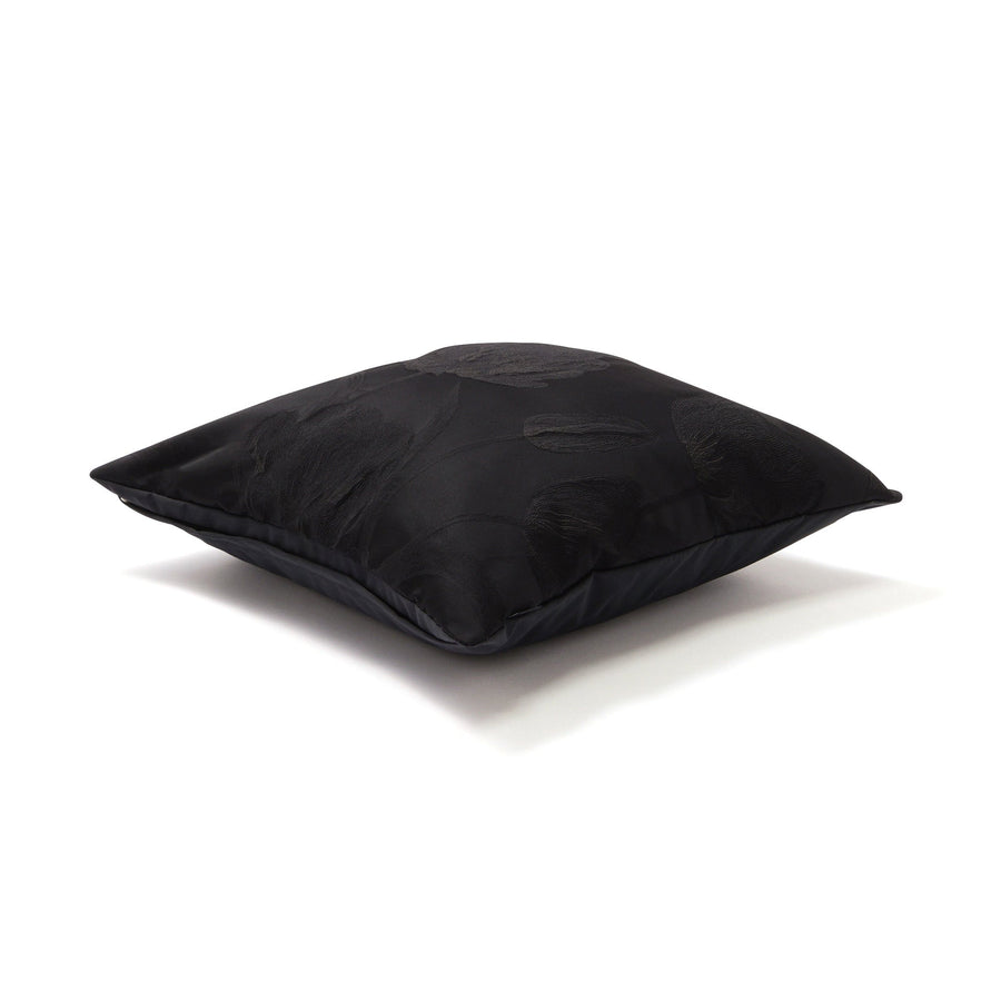 JQフラワー クッションカバー 45×45 ブラック（E104）