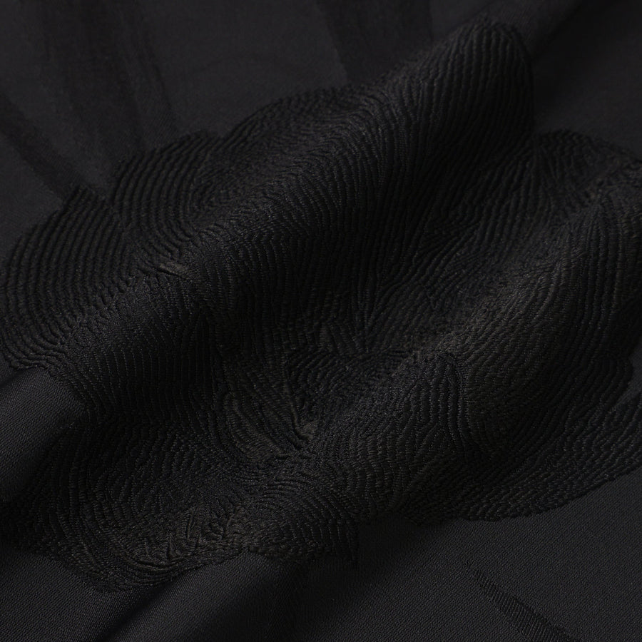 JQフラワー クッションカバー 45×45 ブラック（E104）