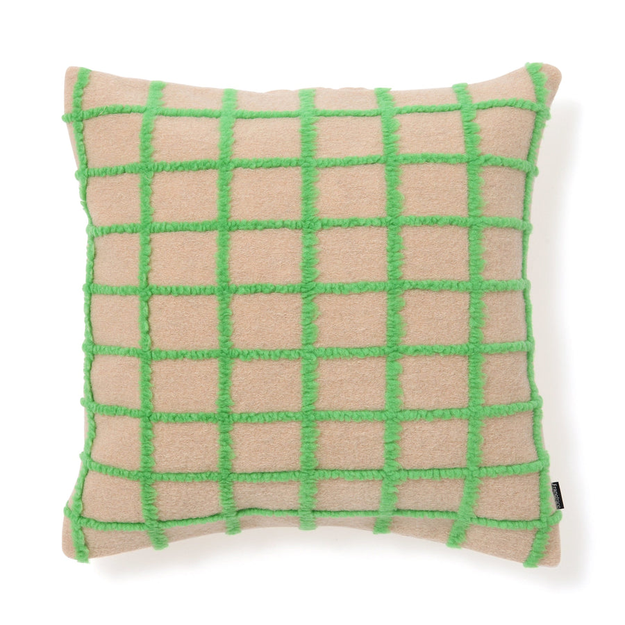 ボアウィンドウペン クッションカバー 45×45 ベージュ（115）