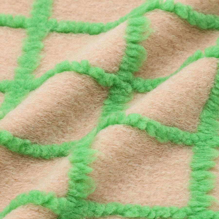 ボアウィンドウペン クッションカバー 45×45 ベージュ（115）