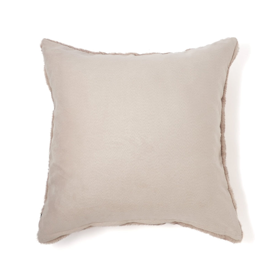 ファー クッションカバー 600×600 ベージュ（G-097）